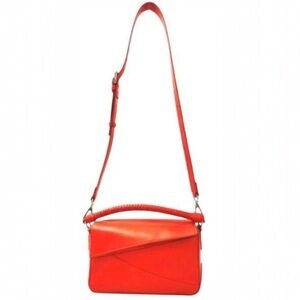 NWT Walter Baker Jagger Leather Cross Body Bag Orange